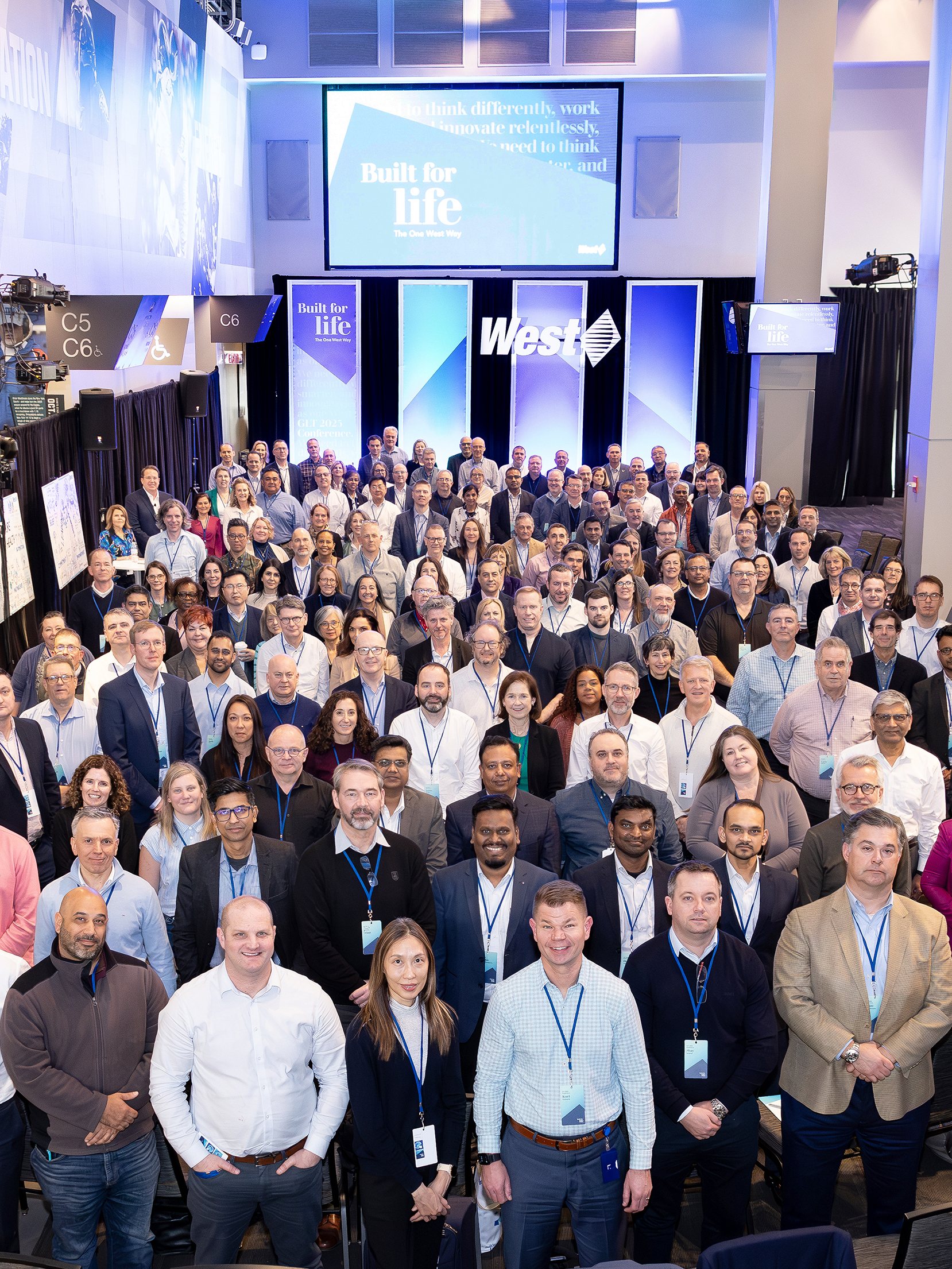 Group photo of West conference attendees
