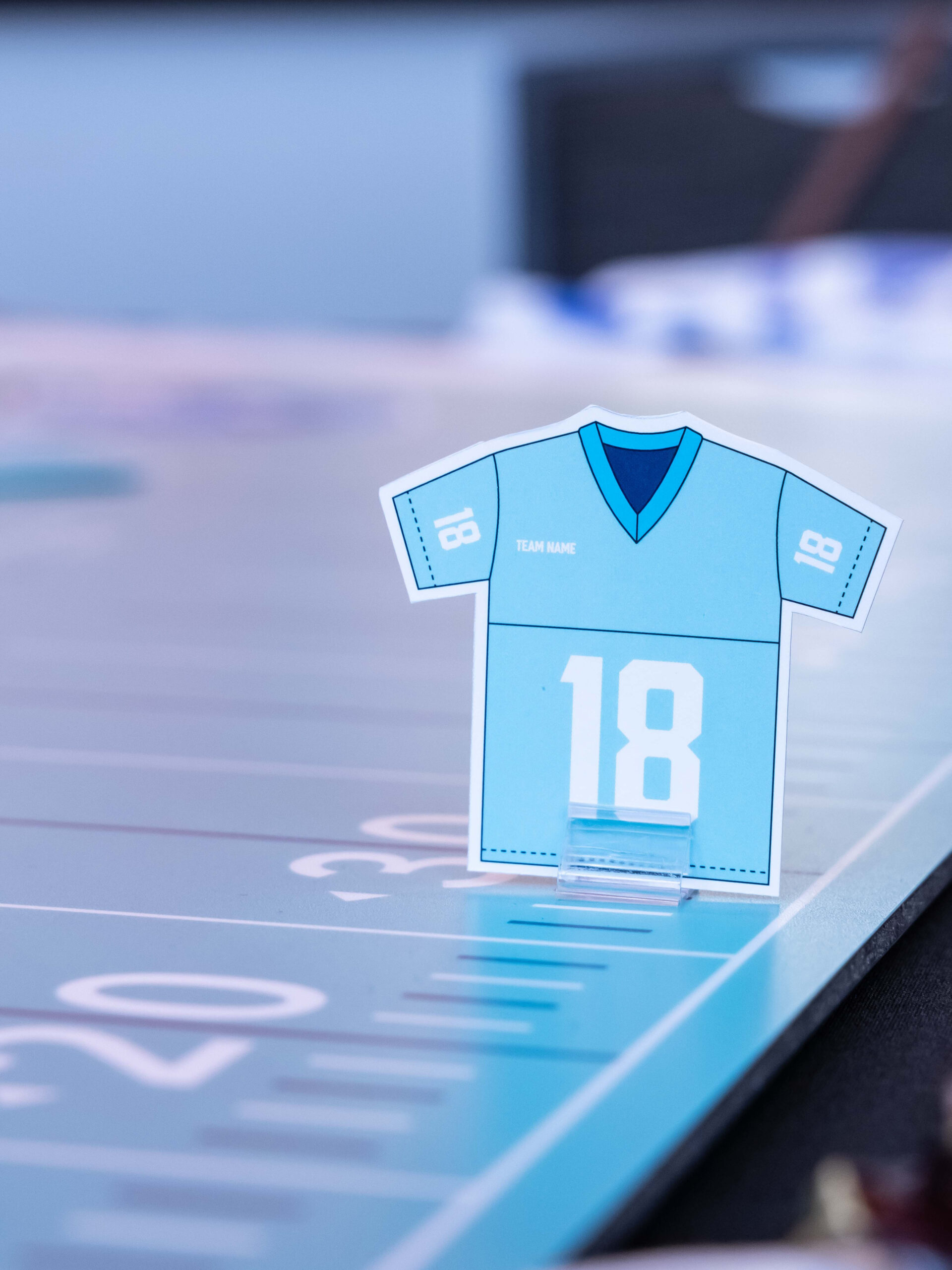 West branded shirt with the number 18